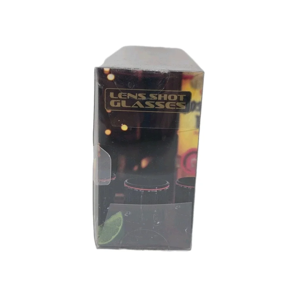 Thumbs Up! Camera Lens Shot Glasses Set Of 3 New Sealed U114